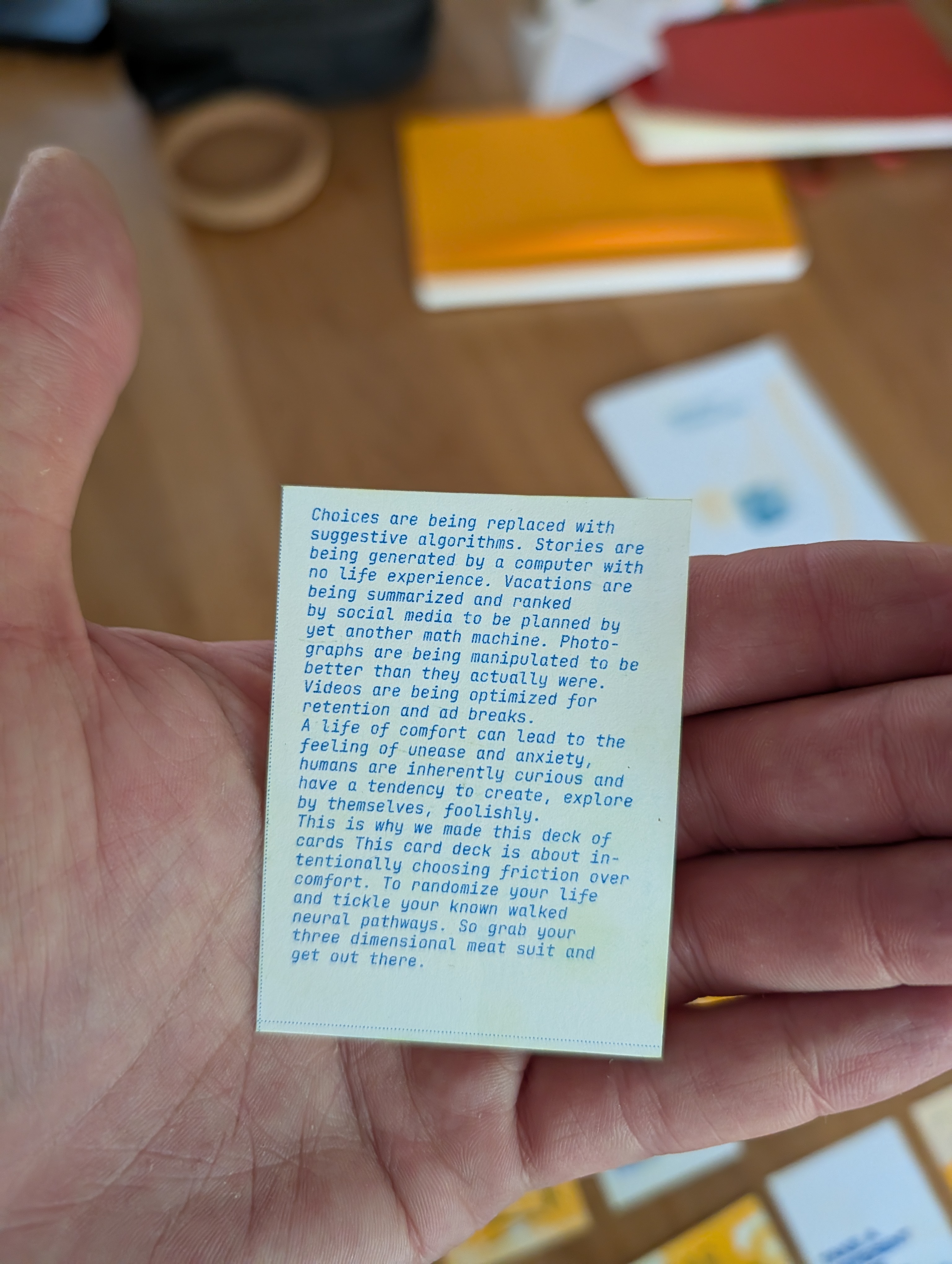 Brain Tickles card