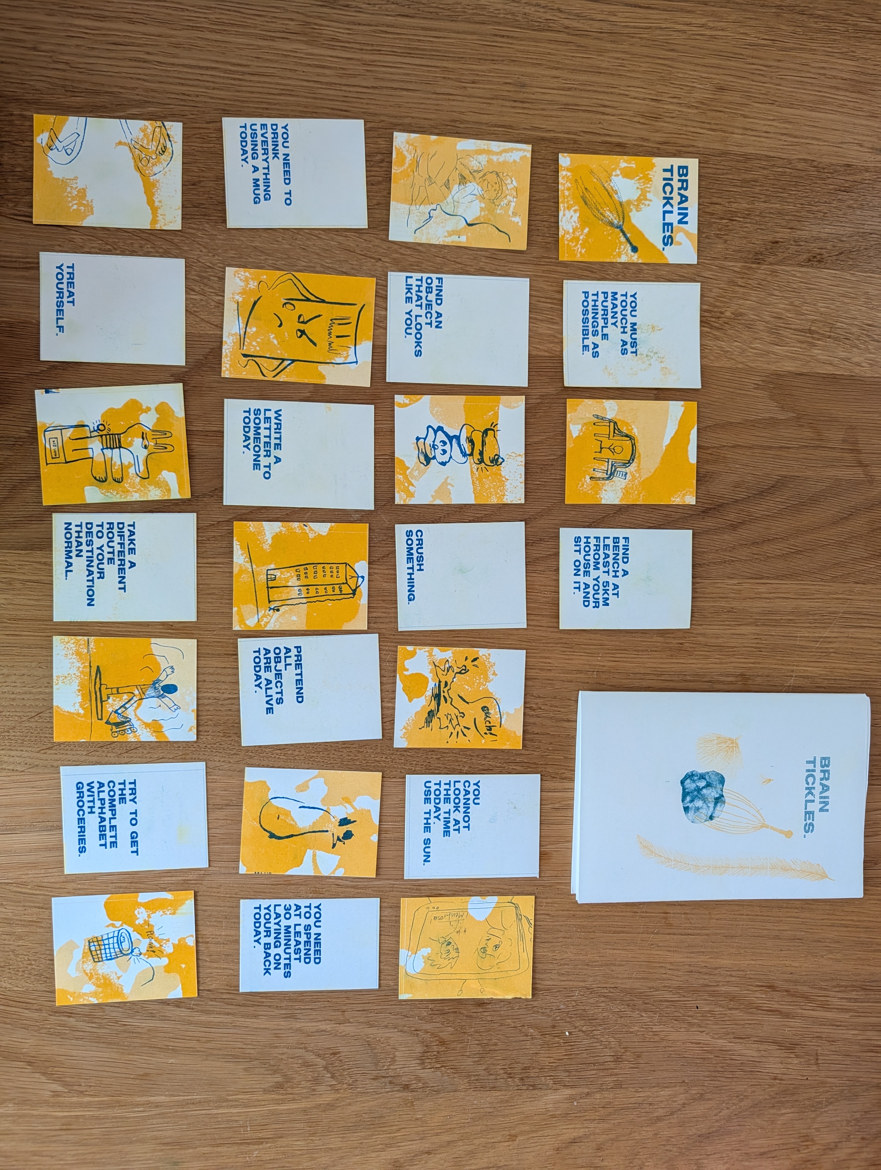 Brain Tickles card